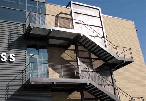 prefabricated exterior metal stairs